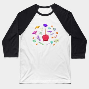 Halloween Candy Baseball T-Shirt